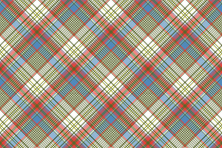 方格布式衬衫彩色格子衬衫对角无缝织物纹理照片