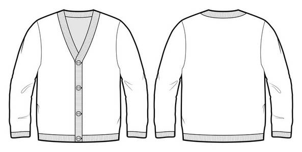 一件羊毛衫的科技素描向量集可爱的绵羊和 ram 孤立复古插画.