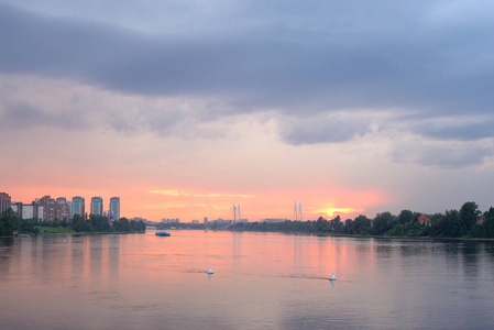 视图的涅瓦河，圣彼得堡