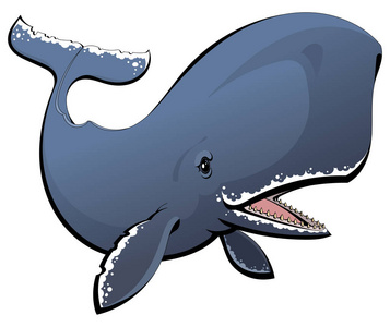 卡通抹香鲸.齿鲸照片