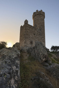 Torrelodones 的城堡。马德里，西班牙