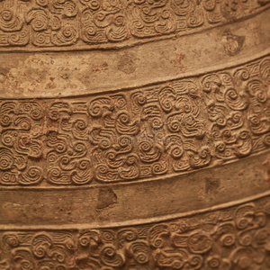 中国古代青铜纹理背景