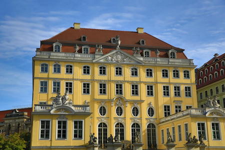 德国德累斯顿市中心的老建筑