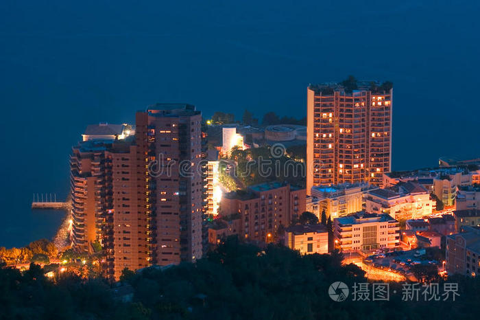 摩纳哥夜景