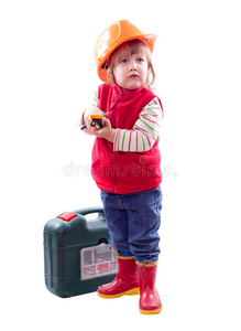 带工具的2岁儿童安全帽