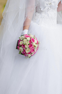 新娘手中的结婚花图片