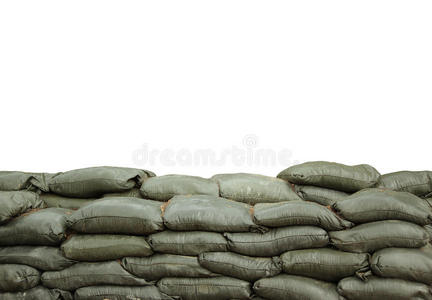 军队ppt沙袋照片