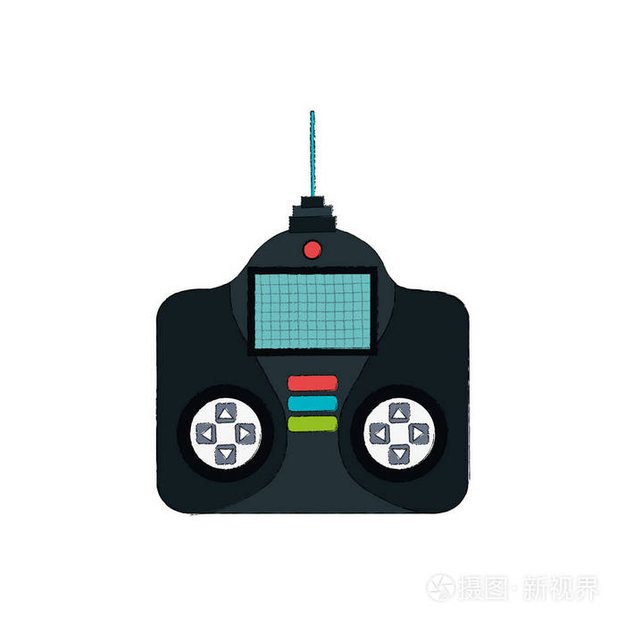 无人机遥控孤立的图标插画-正版商用图片0xyglp-摄图新视界