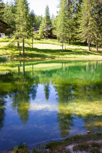 山湖景