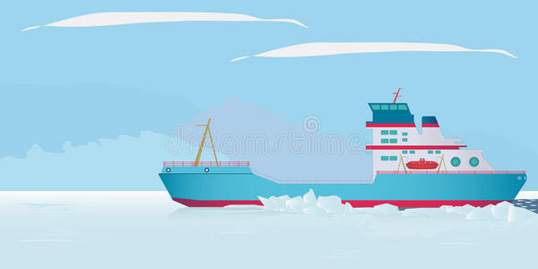 破冰破冰船照片