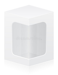 透明包装盒矢量图