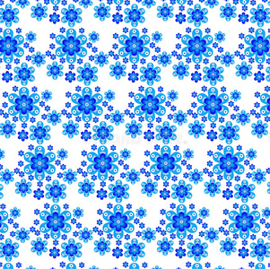 蓝色花朵的明亮抽象纹理