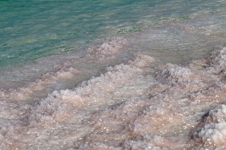 在死海死海盐石头