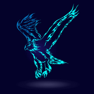 矢量图火鹰.矢量图火鹰.矢量图套的火焰鹰火鹰.