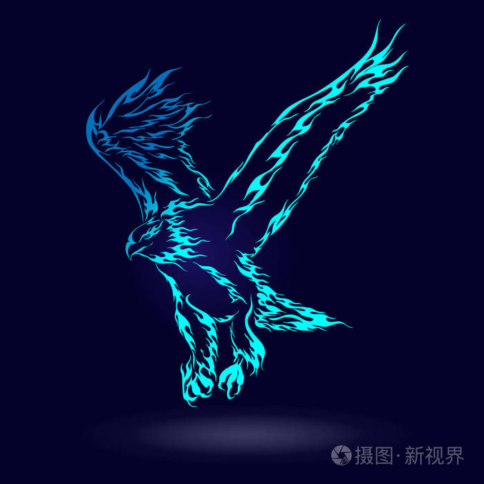 火鹰矢量图