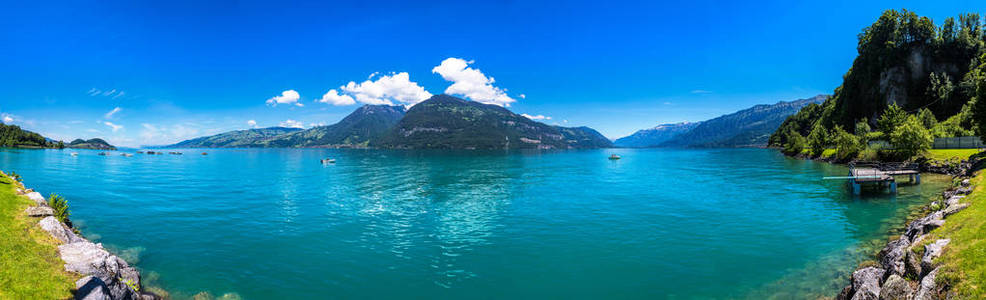 下都湖的全景