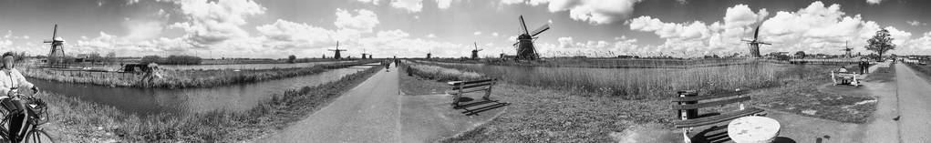风车村公园和荷兰的风车