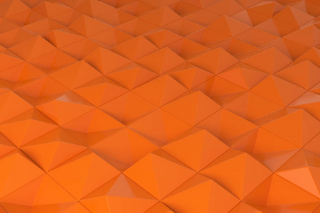 橙色的金字塔形状的模式