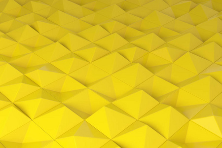黄色的金字塔形状的模式