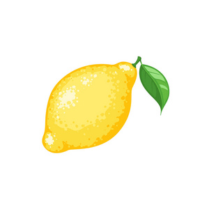 孤立的柠檬图标