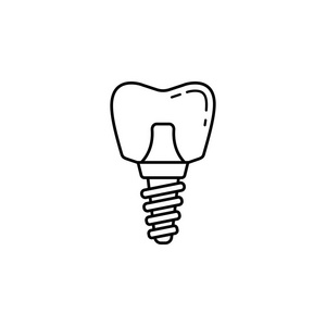 种植牙线图标照片