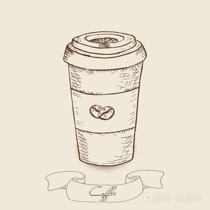 下载小样发票合同问题/举报咖啡奶油拿铁咖啡甜点手绘咖啡集手画的