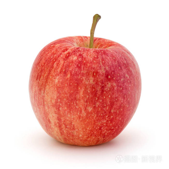 白底红苹果