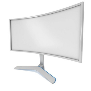 白色液晶电视屏幕