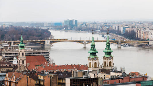 布达佩斯，多瑙河城市景观