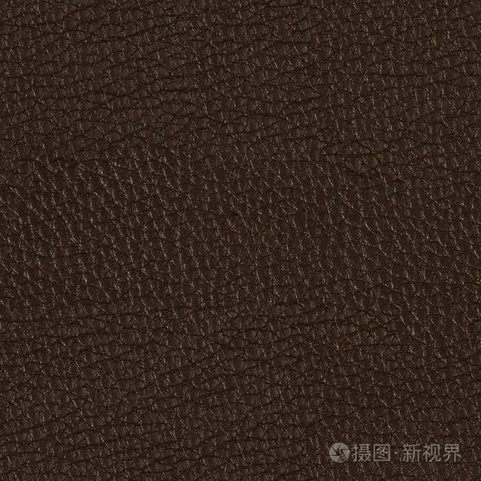 深棕色皮革纹理无缝方形背景瓷砖rea