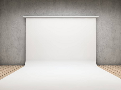 白色幕布背景照片