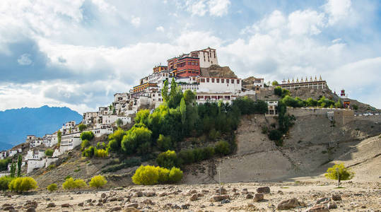 印度北部山地景观图片