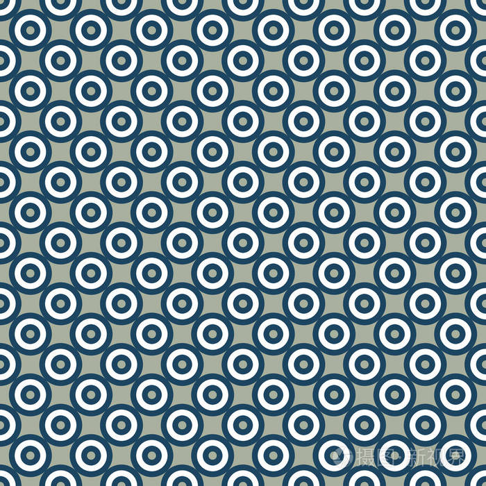 无缝装饰圈图案背景