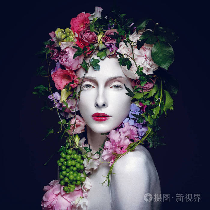 美丽的花女王