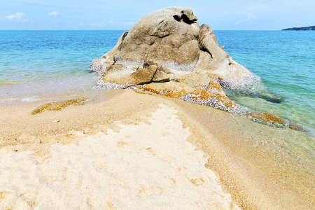 亚细亚湾白色海滩华南海苏梅岛图片