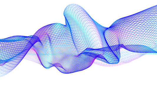 抽象的波结构科学背景