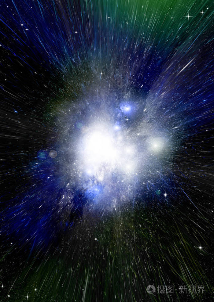 明星在一个遥远的星系中的尘埃和气体星云