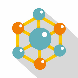 丰富多彩的化学和物理分子图标