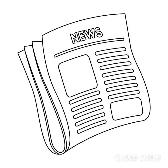 报纸, 新闻.纸,为的调查此案的侦探封面.