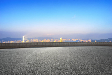 空路与城市风貌的现代城市