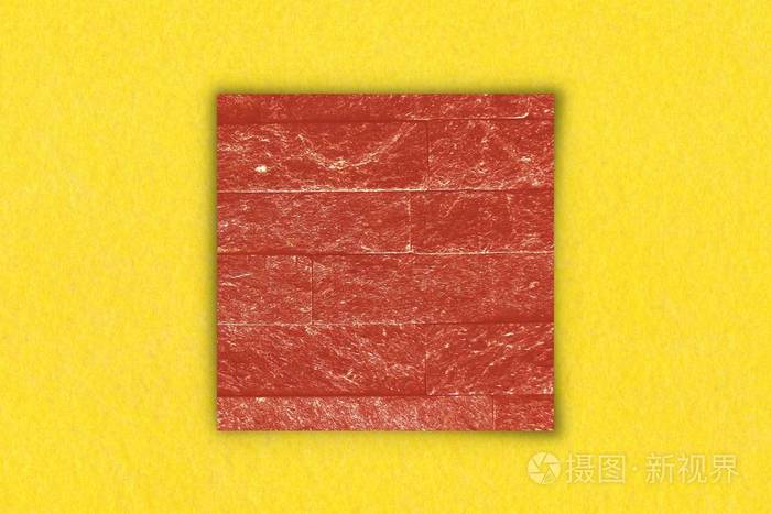 老式的红色正方形的砖模式