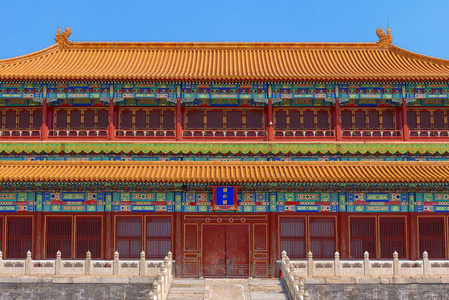 蓝天下的中国传统建筑
