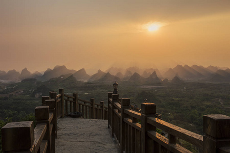 在中国的公园风景