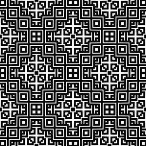 黑色和白色的几何图案颜色