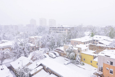 大雪在摩尔多瓦