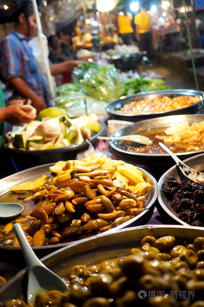 亚洲夜市大排档照片-正版商用图片0y6omb-摄图新视界