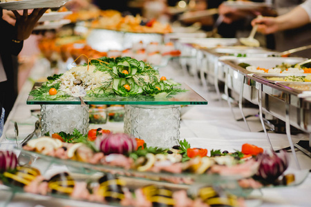 西式自助婚宴餐饮食品图片