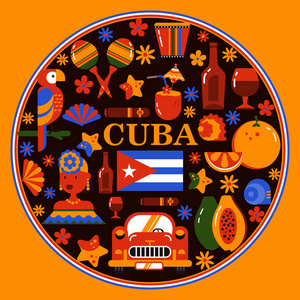 古巴哈瓦那圆横幅