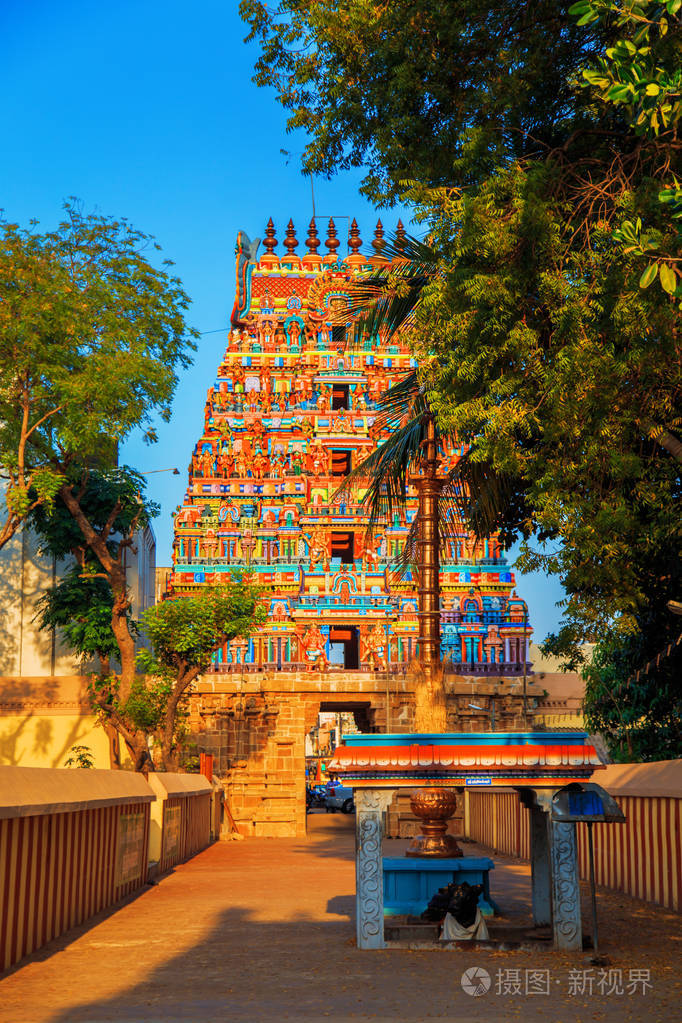寺庙的斯里兰卡 ranganathaswamy 在这里照片-正版商用图片0y7afh-摄