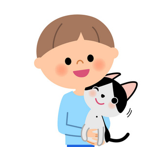 帅哥抱猫图图片